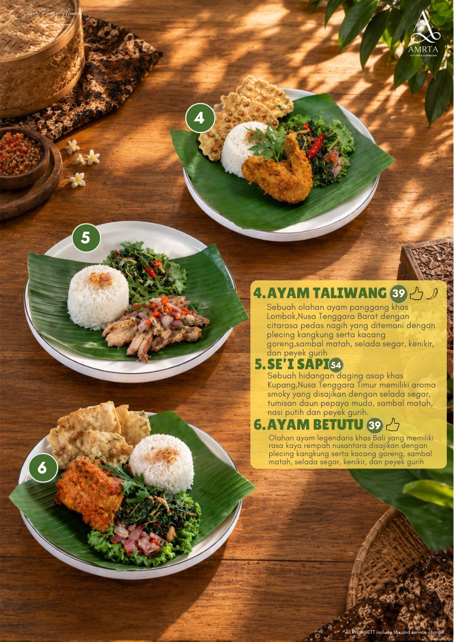 AMRTA Menu - Nusantara 2